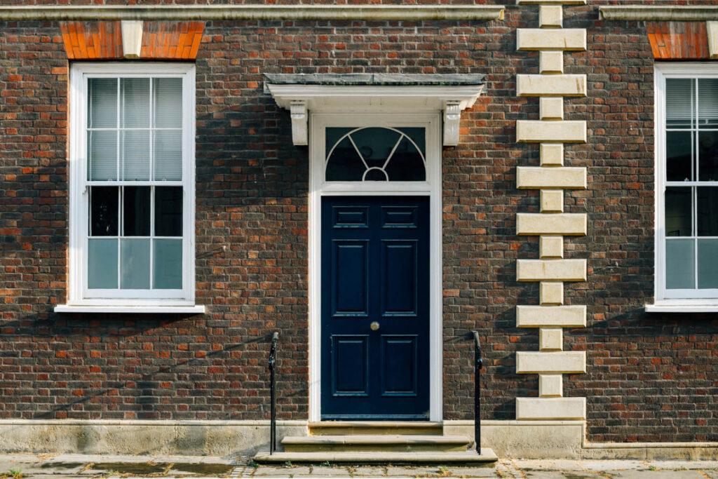 french doors outside