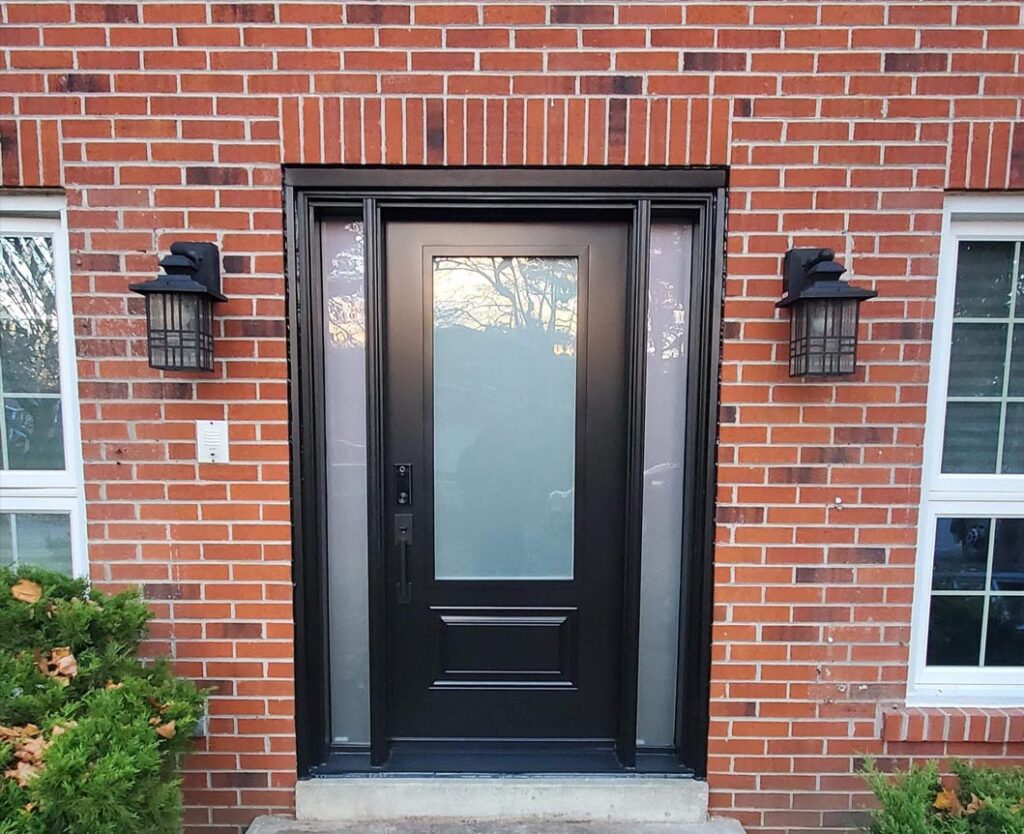 steel front entry doors